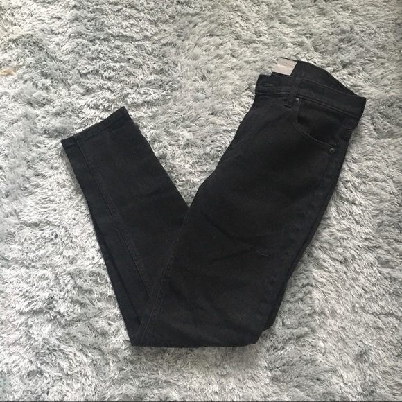 Everlane Denim - Everlane black high waisted skinny jeans